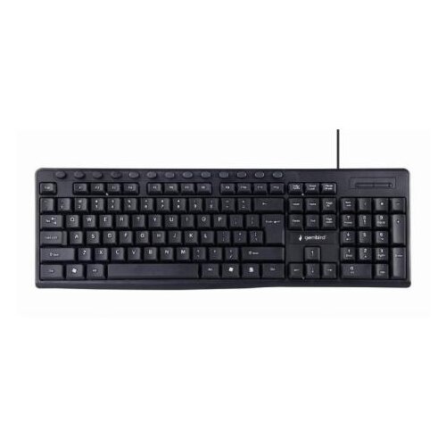 Gembird KB-UM-107 Multimedia keyboard, black, US-layout Cijene