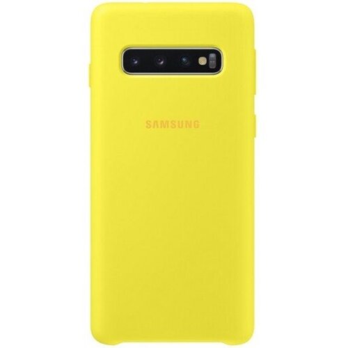 Samsung original silikonski ovitek ef-pg973tye za galaxy s10 g973 - rumen Cene