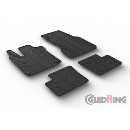 Gledring gumeni tepisi za Smart Forfour 453 2014-&amp;gt; Slike