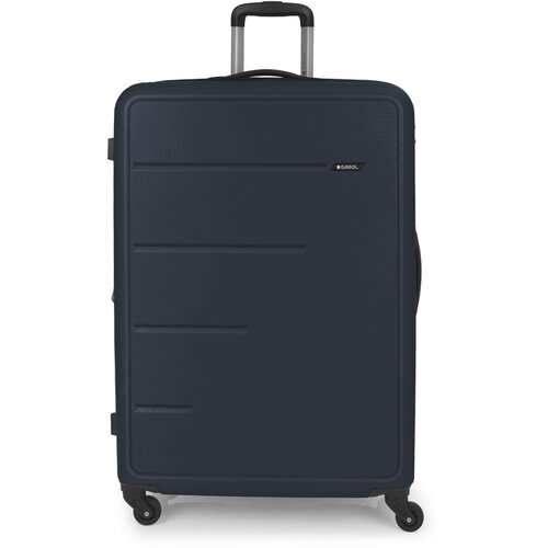 Gabol FUTURE veliki kofer (L) | tamno plavi | proširivi | ABS Slike