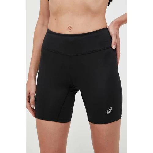 Asics Kratke hlače za trčanje Core Sprinter boja: crna, glatki materijal, visoki struk