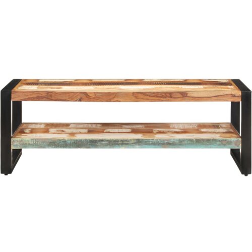  Stolić za kavu 120 x 60 x 40 cm od masivnog obnovljenog drva Slike