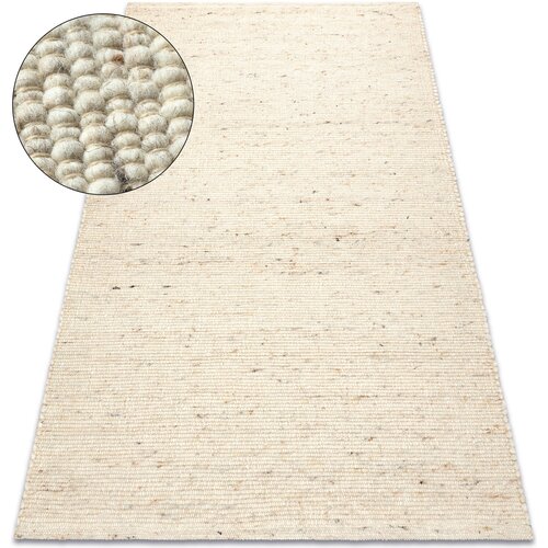 RugsX Preproge Preproga NEPAL 2100 bež - volnena, dvostranska, 80x150 cm Bež Cene
