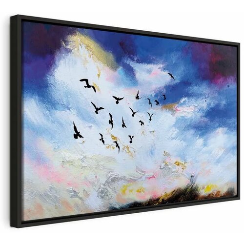  Slika - Autumn Is Coming (1 Part) Wide 60x40 U crnom drvenom okviru Cijene