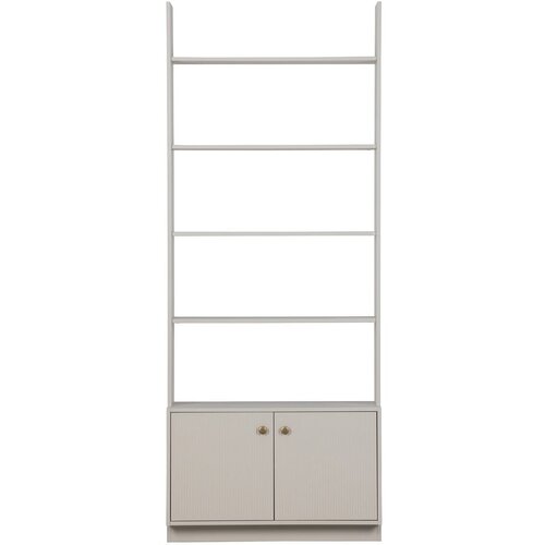WOOOD Svetlo siv regal iz masivnega bora 80x200 cm Madu &amp;ndash; Slike