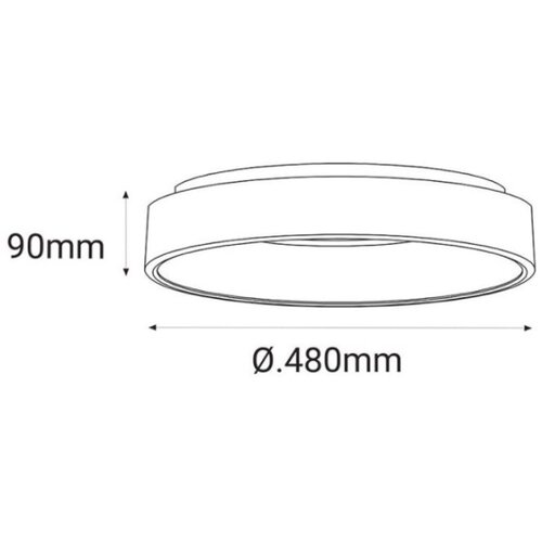  LED2 - LED plafonska svetiljka BELLA LED/40W/230V 3000/4000K bela Slike