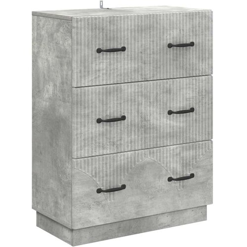  Predalna omara Betonsko siva 66 x 34,5 x 87 cm Inženirski les, (5000232567) Cene