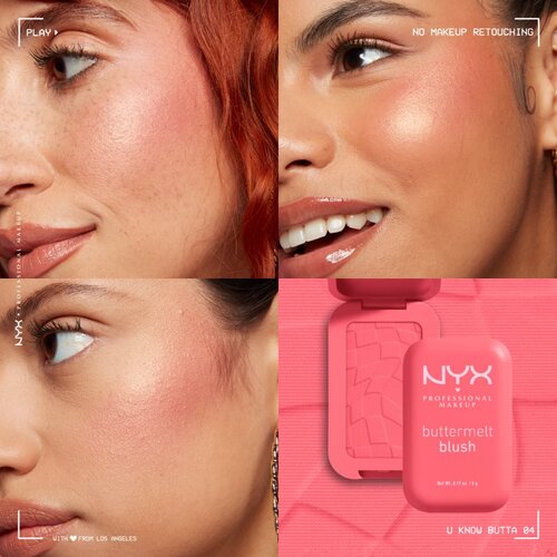 NYX Professional Makeup Buttermelt Blush pudrasto rdečilo odtenek 04 U Know Butta 5 g Slike