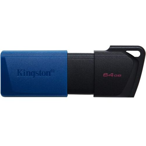 Kingston USB disk 64GB DT Exodia M, 3.2 Gen1, črno moder, drsni priključek DTXM/64GB Cene