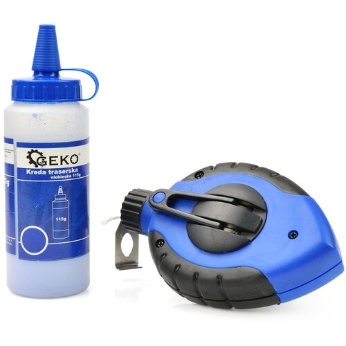 Geko PVC označevalna vrvica 30m + modra kreda 115g, (20376599) Cene