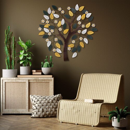 Wallity Zidna dekoracija Kalp Ağa&amp;ccedil;, 107x101 cm, &amp;Scaron;arena Slike