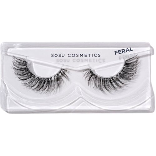 SOSU Cosmetics Hidden Agenda Fox Eye Collection umjetne trepavice nijansa Feral 1 kom Slike