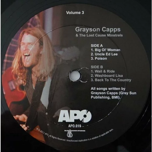 Grayson Capps - Volume 3 (LP)