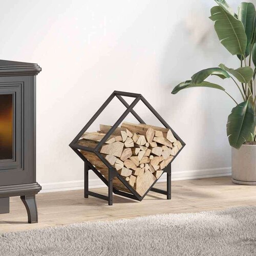  Stalak za drva crni 50x25x50 cm hladno valjani čelik Cijene