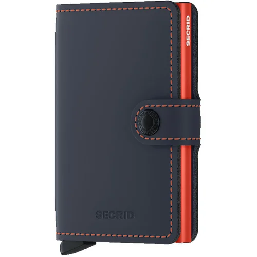 Secrid Miniwallet Matte Nightblue & Orange