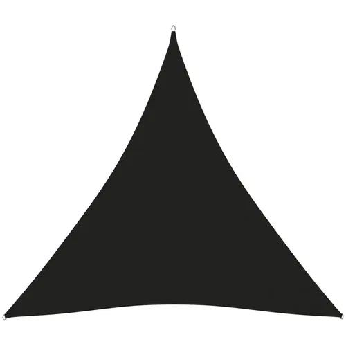 vidaXL Senčno jadro oksford blago trikotno 6x6x6 m črno