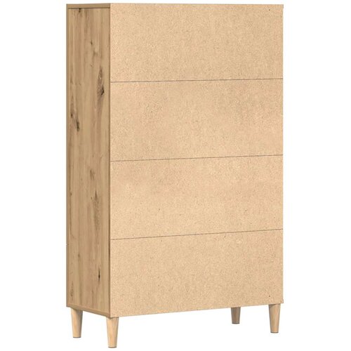  Visoka ploča Artisan hrast 70x31x115 cm izrađeno drvo Smeđa Slike