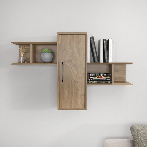 Woody Fashion Zidna polica Olida Walnut Slike