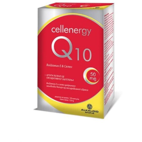 Alkaloid Cellenergy Q10 50mg, 30 kapsula Cene