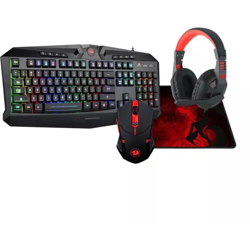 Redragon OUTLET 4 in 1 Combo S101-BA-2 Keyboard, Mouse, Headset & Mouse Pad YU (Kori&scaron;ćeno) Cene