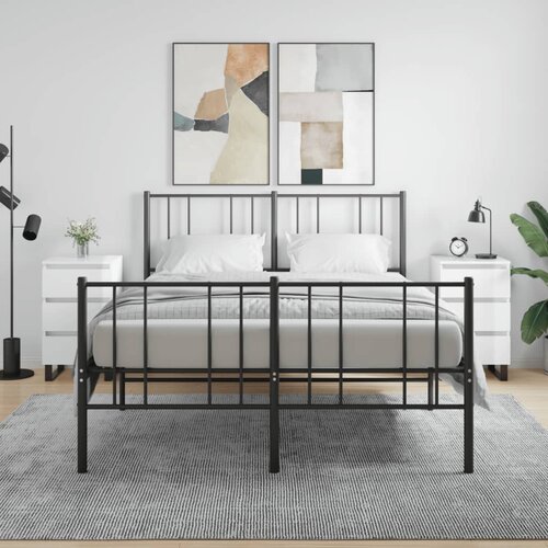 VidaXL Nočna omarica 2 kosa visok sijaj bela 40x35x69cm inženirski les Slike