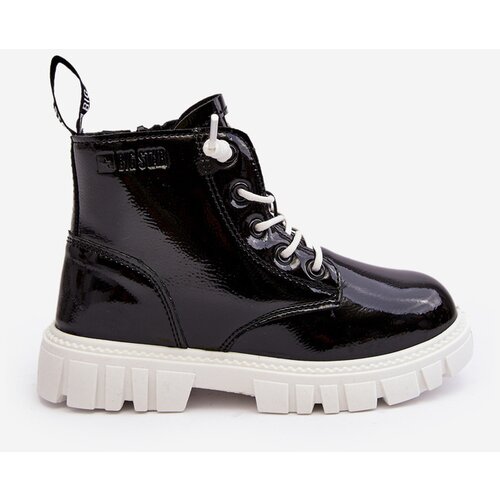 Big Star Kids' Shiny Quilted Boots Cene