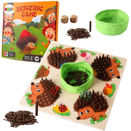  Hedgehog Board Game Logical Learning to Count Wooden Cijene