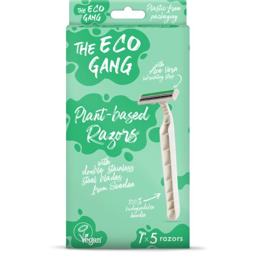The Eco Gang Plant-based Razors 5 Pack - 5 komada Slike