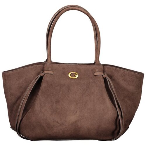 Guess Jeans Allegra ženska torba za rame 53x30x12 cm tamnosmeđa Slike