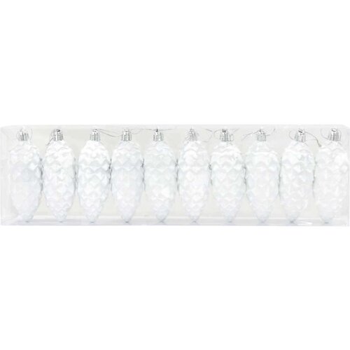 VidaXL Dekoracija za božićno drvce 40 pcs Bijelo Slike