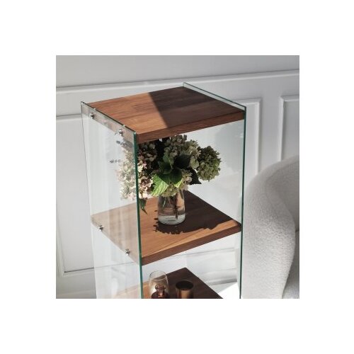 Hanah home polica za knjige aqua 3 natural Slike