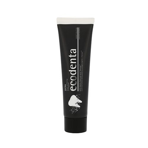 Ecodenta Toothpaste Black Whitening pasta za zube za potpuno bijele zube 100 ml o&scaron;tećena kutija Cijene