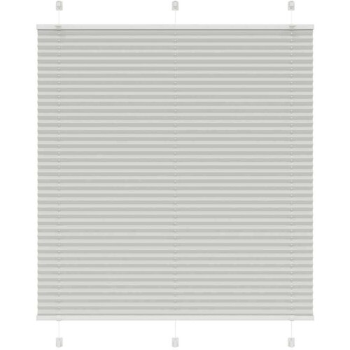 vidaXL Plisirana roleta svijetlosiva 115x100 cm širina tkanine Cijene