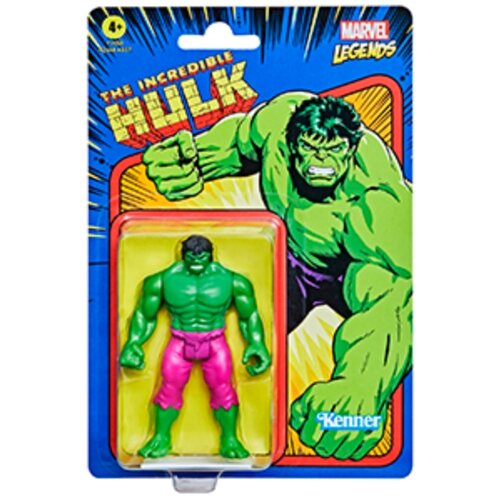Marvel Hasbro Legends Series 3,75-palčni retro 375 Zbirka Hulk Action Figure Toy, zelena, (21240597) Cene