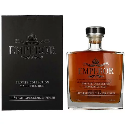 Emperor rum Private Collection Chateau Pape Clement + GB 0,