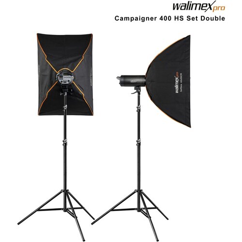 Walimex pro Campaigner 400 HS Set Double Slike