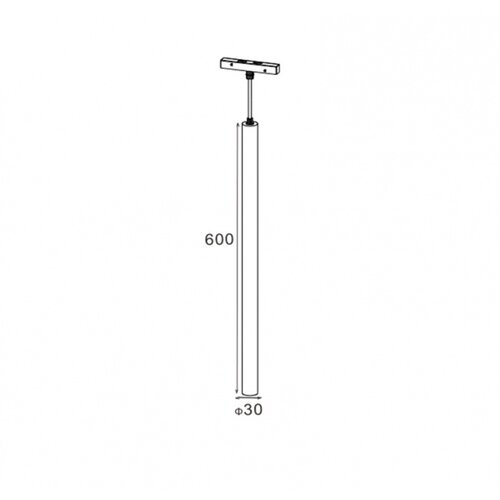 Dawn magnetic visilica 600 LED09-7W 3000K 24&amp;deg; 48V dc Slike