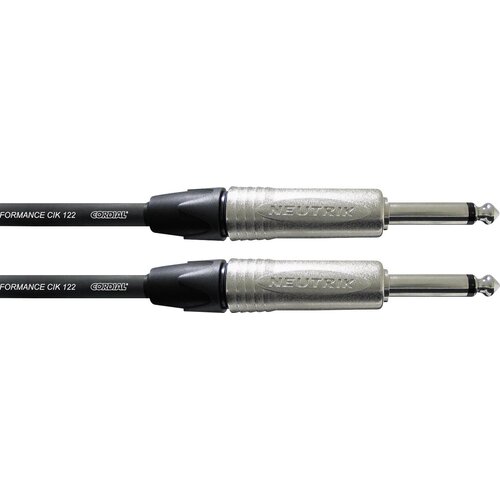 Cordial Kabel za kitaro Pro Line CIK 122, 3 m, črn, 6,3 mm banana/6,3 mm kotni banana CXI 3 PR, (20429438) Cene