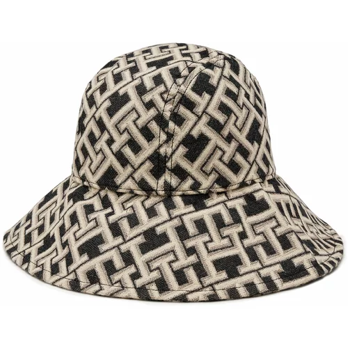 Tommy Hilfiger Klobuk Th Contemporary Mono Bucket Hat AW0AW15782 Black BDS