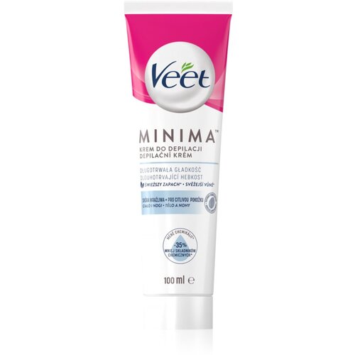 Veet Minima&amp;trade; hair removal cream sensitive skin depilacijska krema za občutljivo kožo 100 ml za ženske Slike