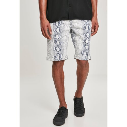 UC Men AOP Stretch Shorts - Off-White Snake Slike