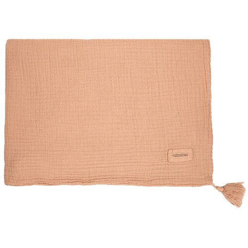 Nobodinoz wabi Sabi Muslin Pokrivač Powder Pink Cene