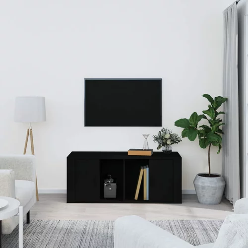 vidaXL TV ormarić crni 100 x 35 x 40 cm od konstruiranog drva