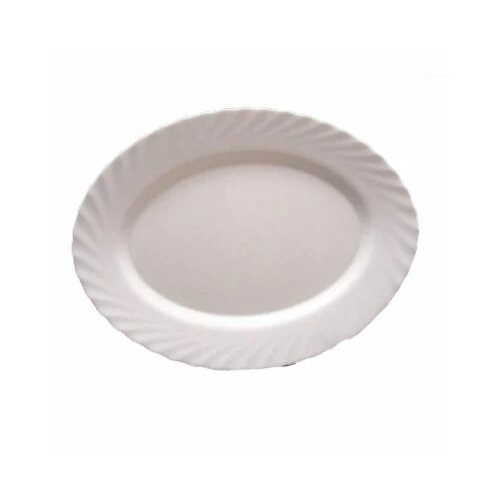  Tanjir luminarc trianon 35 stakleni oval beli Slike