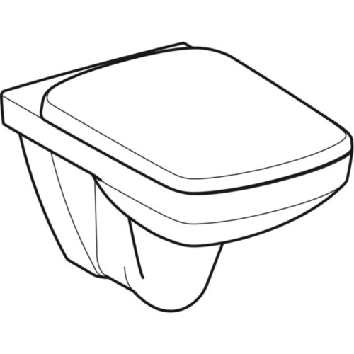 Geberit Selnova Square set konzolna WC &amp;scaron;olja Rimfree i WC daska 501.961.00.1 Slike