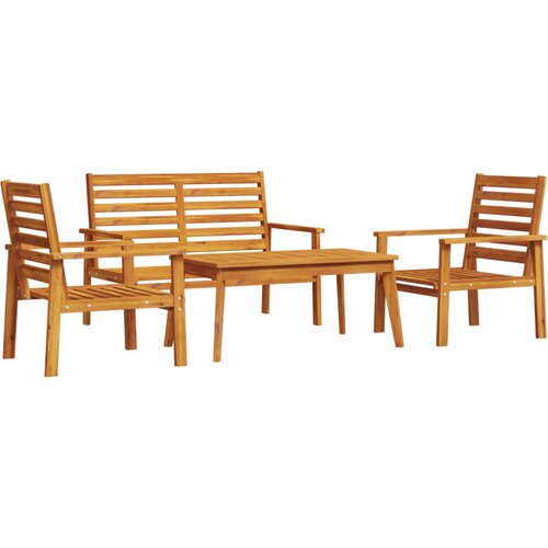 Maison Chic Seti vrtnega pohištva - Vrtna lounge garnitura - Vrtni pohištvo set 4-delna trden akacijev les, (21797616) Cene