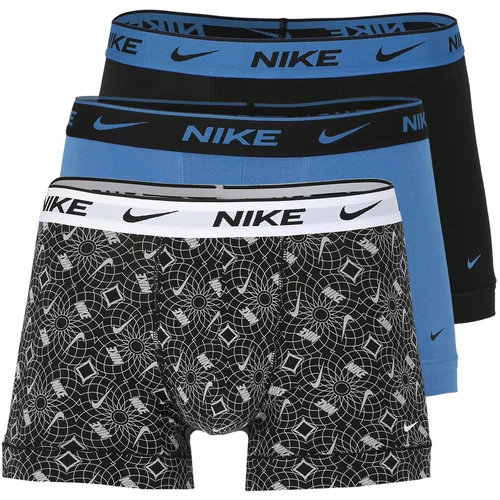 Nike Sportske gaće plava / crna / prljavo bijela