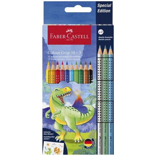 Faber-Castell barvice grip dino 10+3 Slike