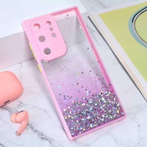 Torbica frame glitter za samsung S918B galaxy S23 ultra roze Slike