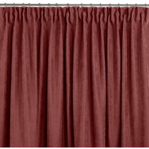  Curtain MILANA color coral style classic dragon tape transparent 5 cm chenille 220x300 HOMEDE Cijene